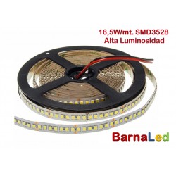 Tira LED 5 mts Flexible 82,5W 1020 Led SMD 3528 IP20 Blanco Frío Alta Luminosidad